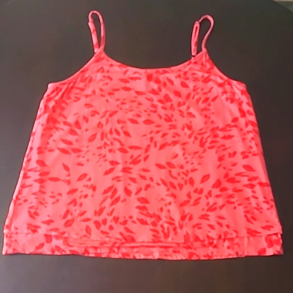 Cabi pinkred Cami abstract summer top excellent preloved condition adjust straps - Picture 1 of 10